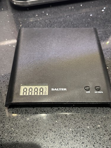Salter black kitchen scale - black,