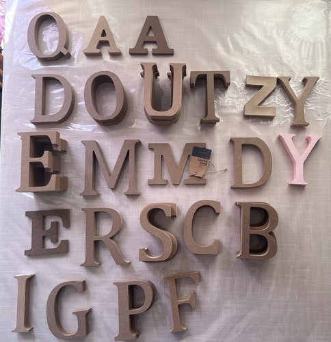 Wooden alphabet letters approx - letters,