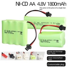 1Pack Ni-Cd AA 4.8V 1800mAh