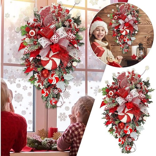 Xmas front door wall decor - front,