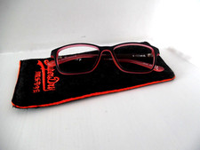 Superdry Yumi Black/Pink & Brown Square Eye Glasses & Case SDO Yumi 52 16 140
