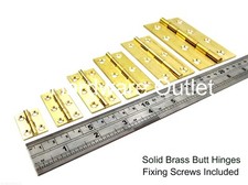 SOLID BRASS BUTT HINGES -