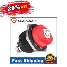 12-32V 200A Mini Panel Mount Battery Isolator Kill Cut Off Switch Kit Car Marine