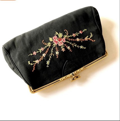 Petit point black crepe - petit,