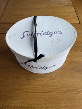 Original Vintage Selfridges Cardboard Empty Hat Box.