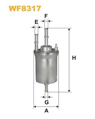 Fuel filter wix filters wf8317 - filter,