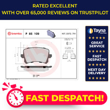 Brake Pads Set fits VW GOLF