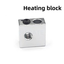 Block for Makerbot MK7 MK8 3D Printer 20mmx20mmx10mm Aluminum (Silver) Heater