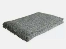 Habitat Myra Boucle Throw 130 x 170cm Grey RRP 35.00 lot GD