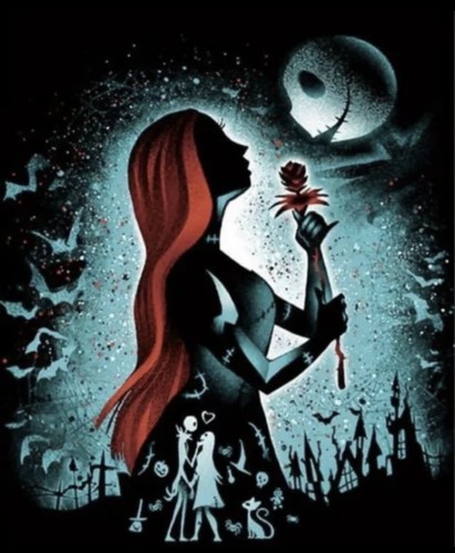 Dark disney counted cross - disney,