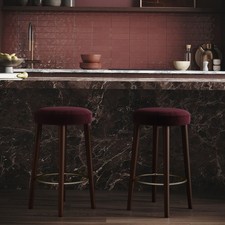 Set burgundy velvet - of, 2
