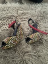 Next Ladies Wedge Sandals Size