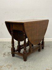 Vintage oak gateleg drop leaf - gateleg,