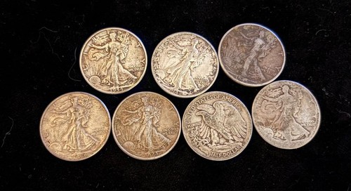 1916 walking liberty half - 1916-47,