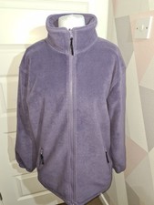 Jack Murphy Light Purple Fleece Jacket size L in fair used condition
