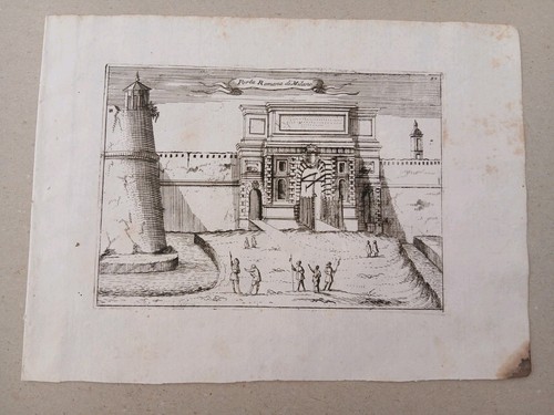 Antique roman gate print - roman,