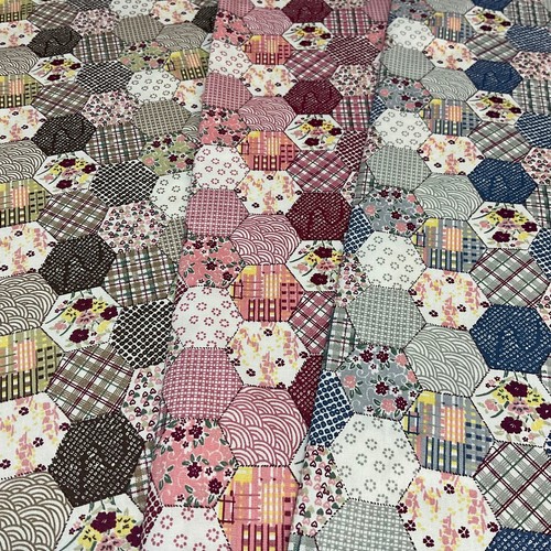 Hexagon patchwork - £5.99,
