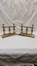 Pair Of Antique Brass Fire