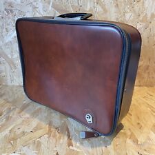 Vintage Antler Brown Faux Leather Vanity Weekend Case Luggage - NO KEY