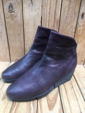 Trippen purple wedged women's