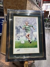 Jimmy Johnstone Signed Framed