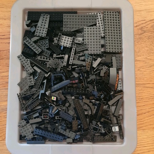 Lego 500g bundle black bricks - lego,