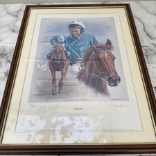 LESTER PIGGOTT "Maestro" - Framed Limited Edition Print by Peter Deighan