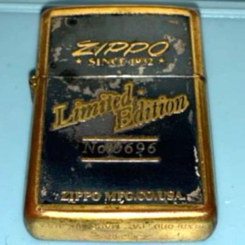 Zippo 1994 gold plated vintage - zippo,