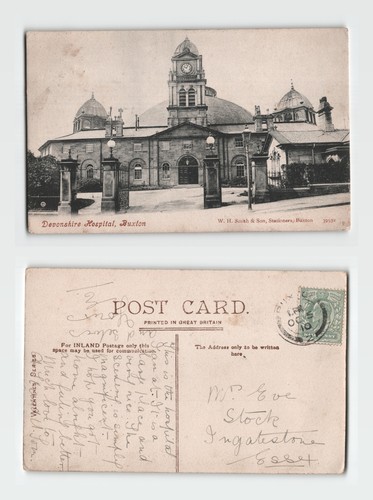 Postcard devonshire hospital - postcard,