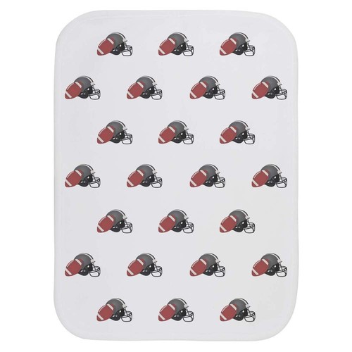 Football equipment baby burp - 'football, equipment'