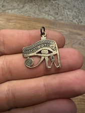 925 Silver Egyptian Eye Of Horus Necklace Pendant