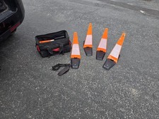 Ex Police Collapsible Safety Cones Traffic Reflective