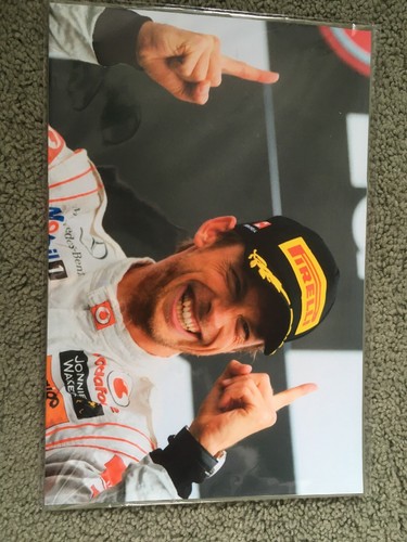Jenson button autograph - jenson,