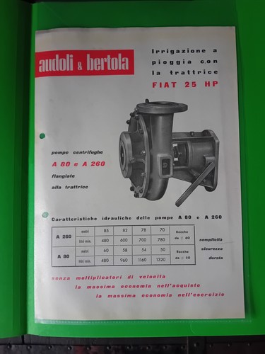 Audoli bertola irrigation - &,