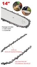 14'' Guide Bar & Chainsaw