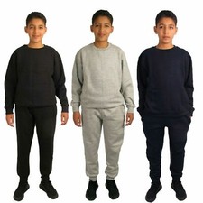 Boys Tracksuit Kids Jogging Suit Sweat Top Bottoms Joggers Age 7 8 9 10 11 12 13