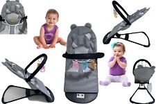 L&N baby bouncer grey colour unsex Ergonomic baby  bouncer baby gravity secure 