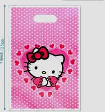 10 X Hello Kitty Loot Bags