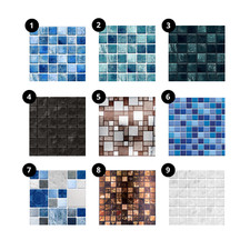 24x mosaic tile stickers peel - tile,
