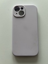 Ornarto Liquid Silicone Pink Purple Soft Gel Rubber Case IPhone 15 Phone cover