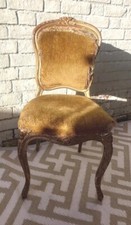 Louis XV Style Gilt Salon Chair In Need Of Repair 