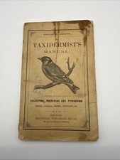 Antique Taxidermist Manual