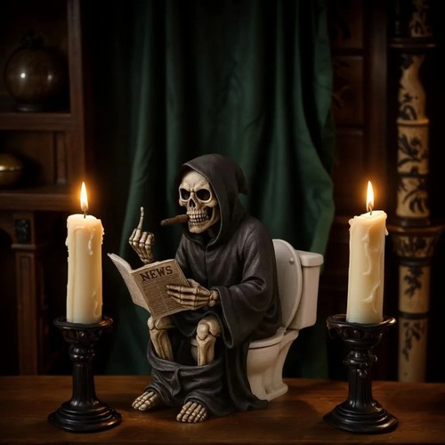 New middle finger toilet death - middle,
