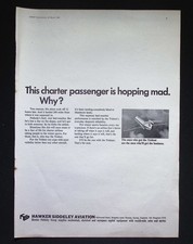 Original 1967 Advert Hawker
