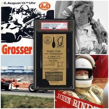 Jochen Rindt Final F1 Win/Podium Ticket PSA 4, 1970 German Grand Prix