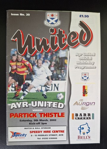 Scottish football programmes - scottish,