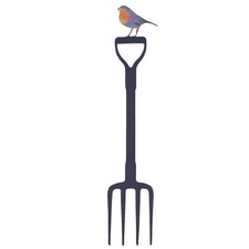 78cm Large Robin on Fork Metal