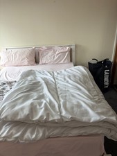 King Size Bedding Set - including duvet and pillowcases - Pink/Grey