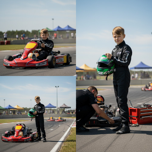 Kids kart suit motocross - kids,
