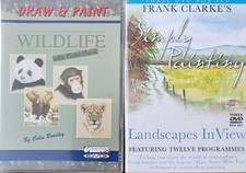 Colin Bradley Draw And Paint Wildlife With Pastel Pencils, Frank Clarke...